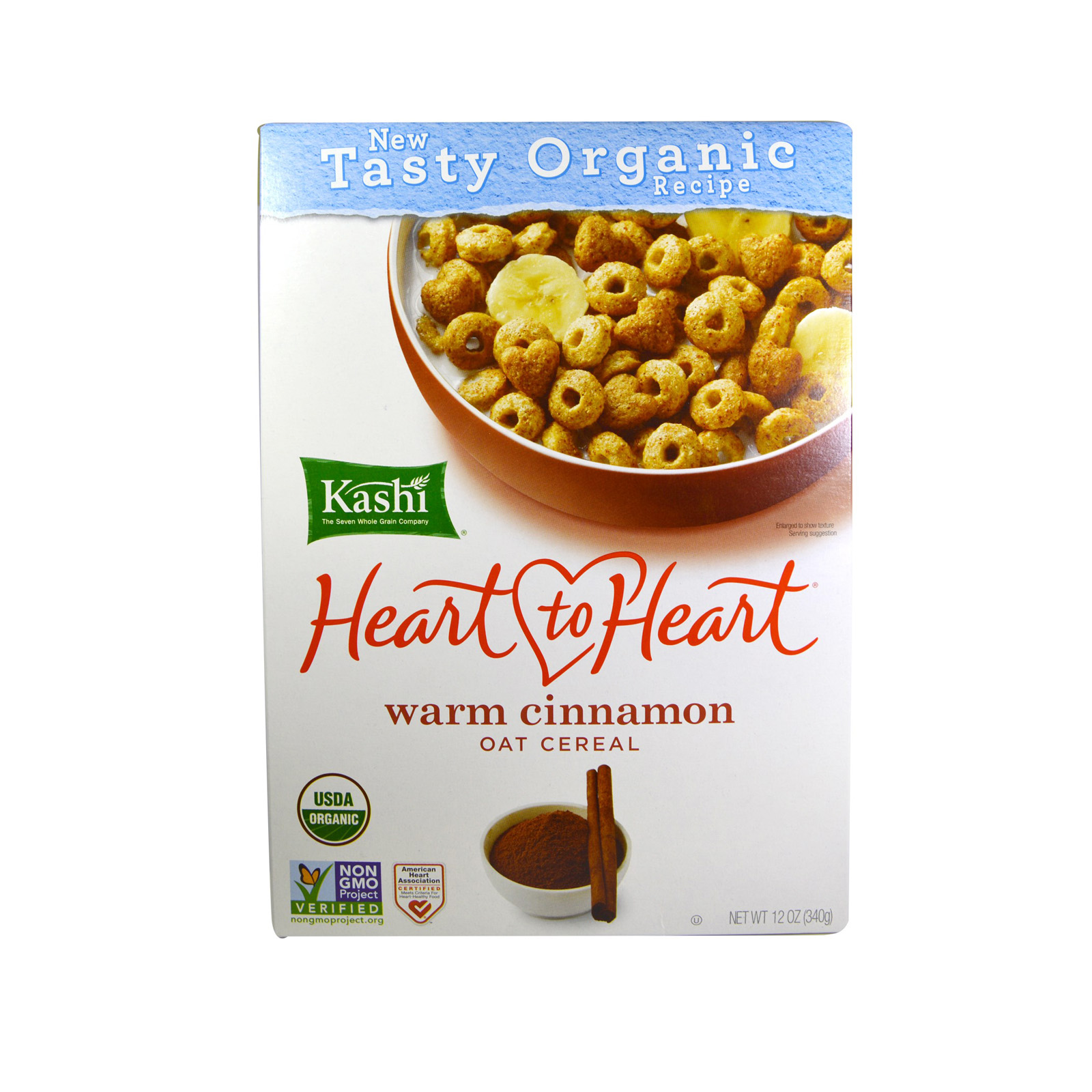 Kashi 12 Packs Heart to Heart Warm Cinnamon Oat Cereal 12oz Carlo Pacific