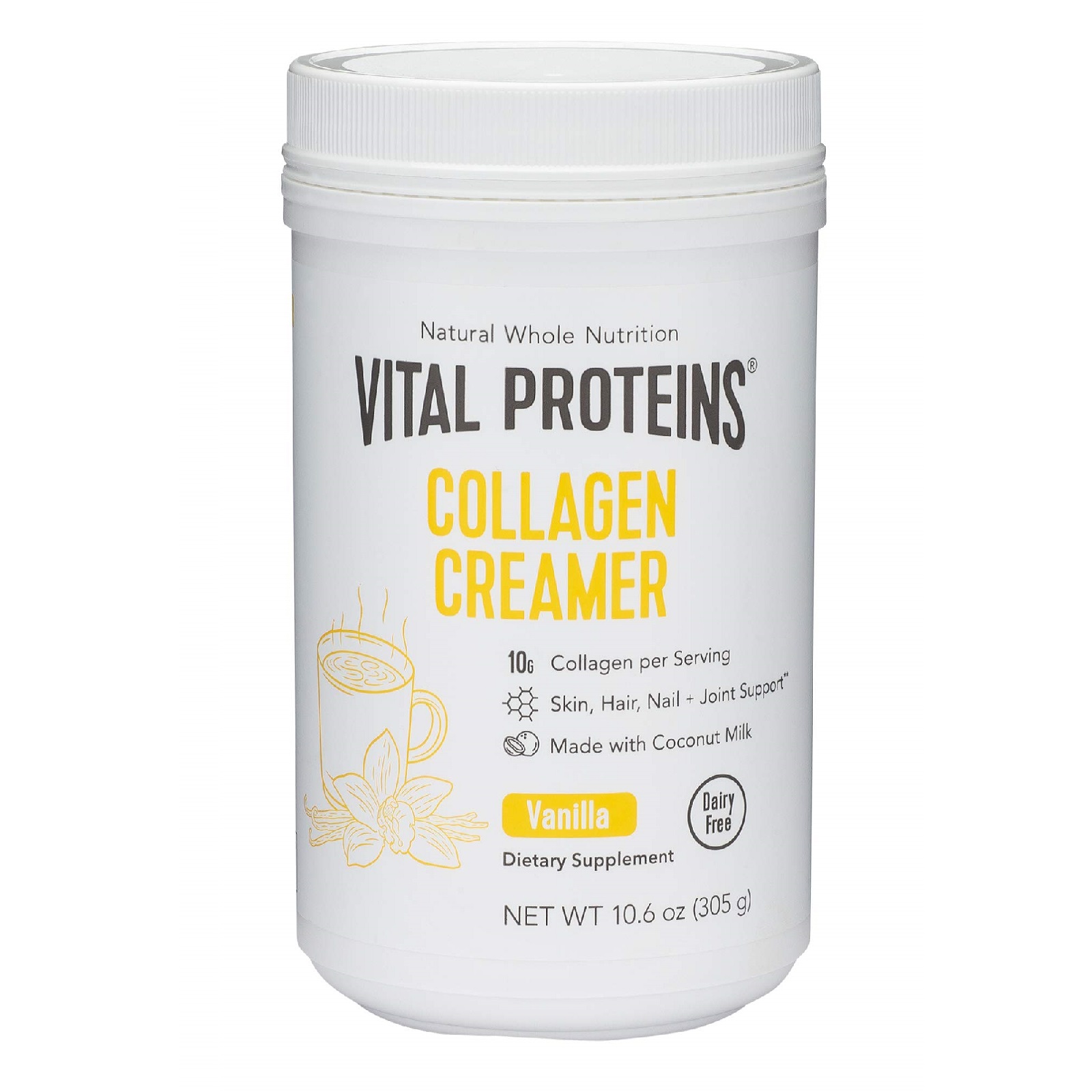 Vital Proteins Collagen Creamer Vanilla 10.6oz - Carlo Pacific