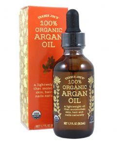 Trader Joe's Argan Oil is a lightweight moisturizer that softens skin, hair and nails naturally. It easily absorbs into hair, skin and nails.