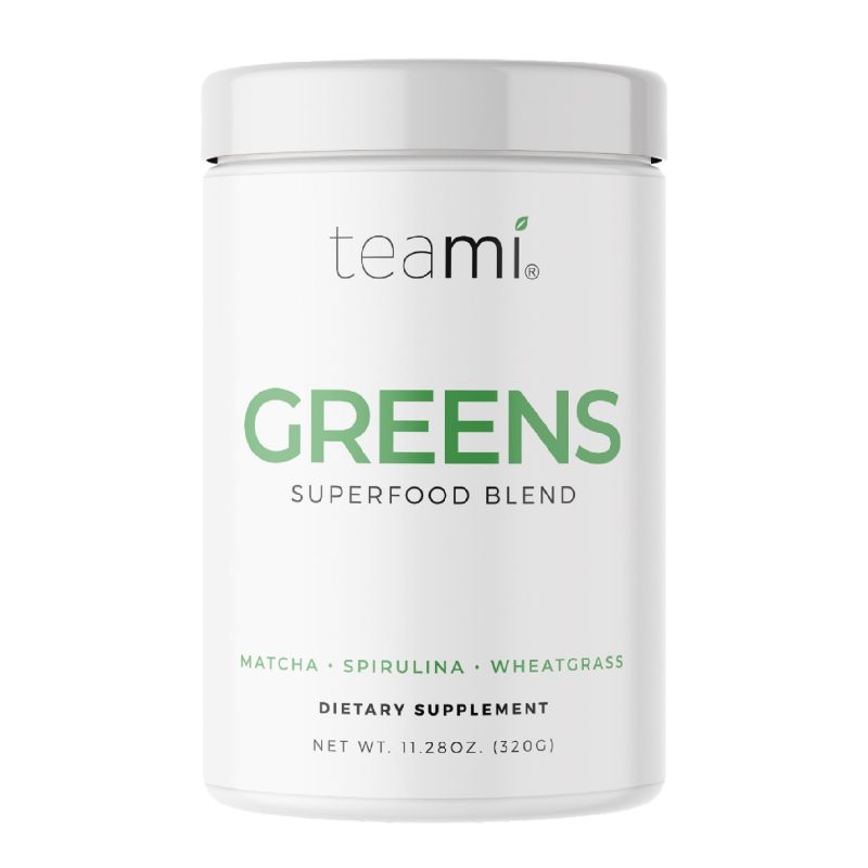 Teami Greens Superfood is packed with 16 green nutrients to help get your daily intake of veggies, support regular digestion and overall well-being!