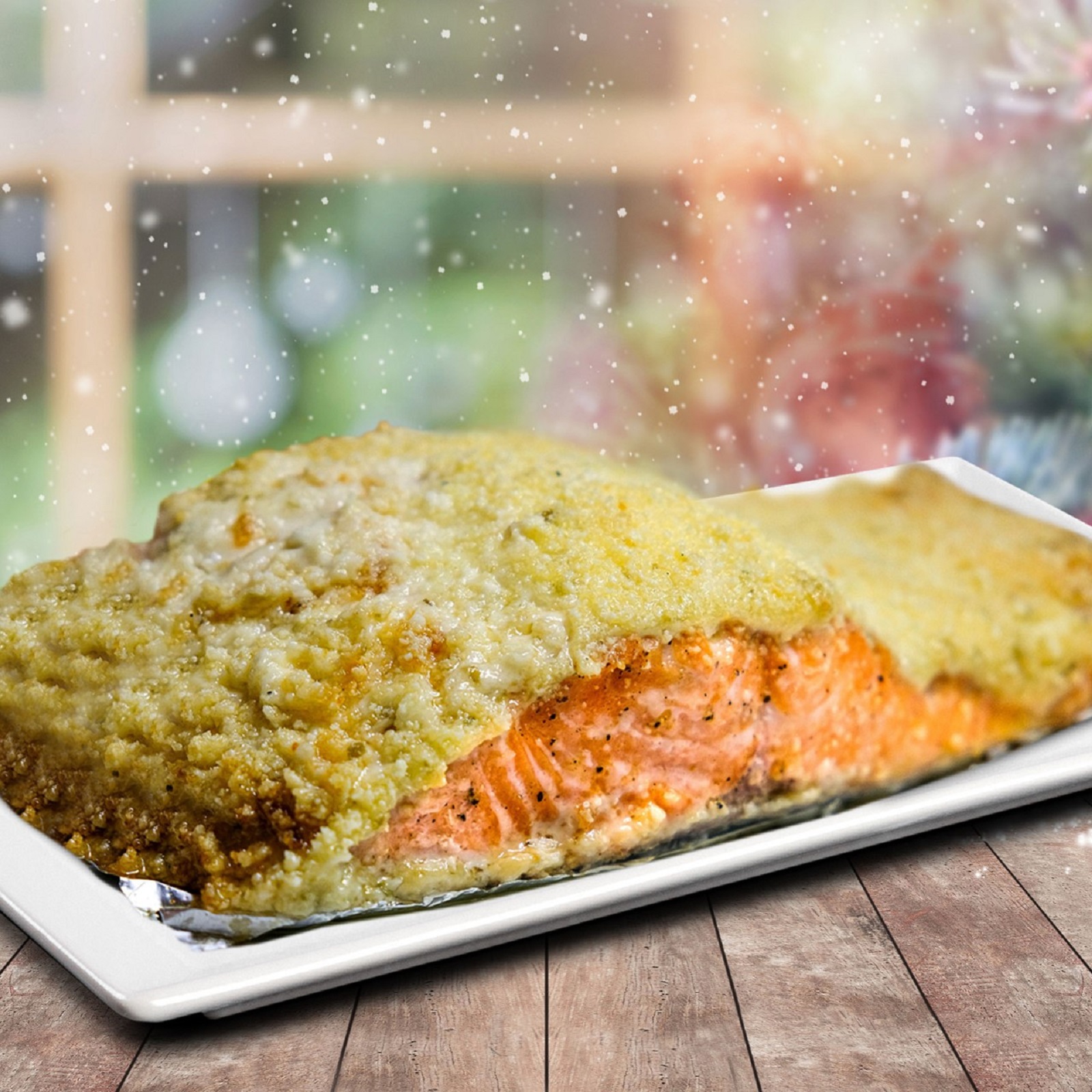 Baked Salmon With Parmesan Crust Carlo Pacific