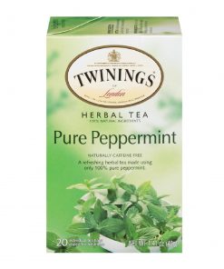Twinings Peppermint Tea - refreshing herbal tea expertly blended using only 100% pure peppermint with an uplifting aroma & fresh mint taste.