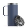 Buy RTIC Travel Mug Blue. Stainless steel. Portable Thermal Cup, Vacuum-Insulated with Handle and Lid, Spill Proof, Ships to the Philippines.