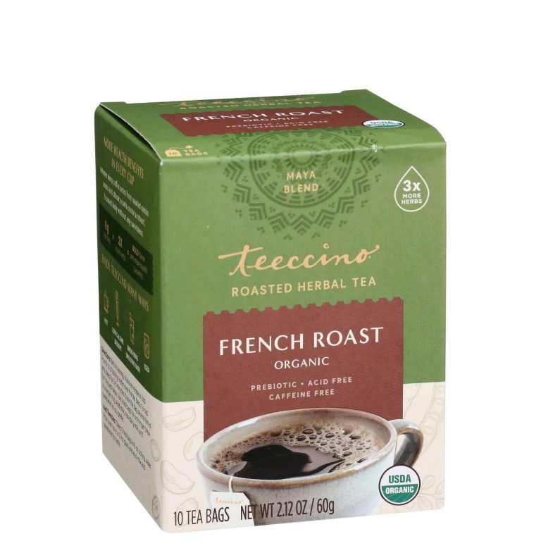 Teeccino Roasted Herbal Coffees & Tea French Roast 2.12oz - Carlo Pacific