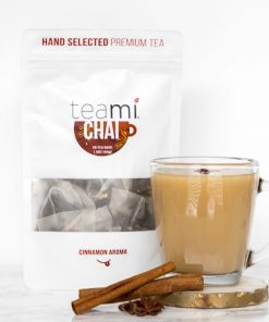 Teami Chai Tea Blend has zero calories, with no sugars or refined syrups! Take some time for yourself and feel the delicate balance between the mind, body, and spirit!