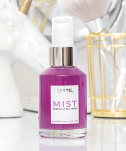 Teami Butterfly Toner Mist is an all-natural toning mist infused with aloe vera, witch hazel, and butterfly tea to revitalize & rejuvenate your complexion all day long!