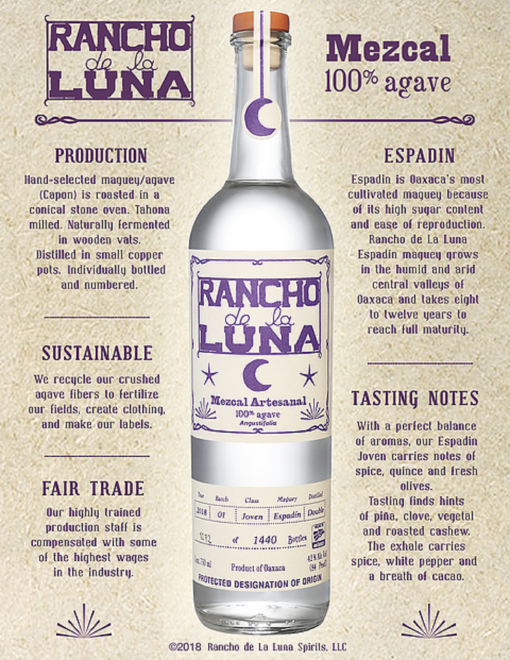 RANCHO de La LUNA MEZCAL is hand-crafted and bottled with hospitality, creativity, and attention to detail that makes it a beacon for music fans worldwide.