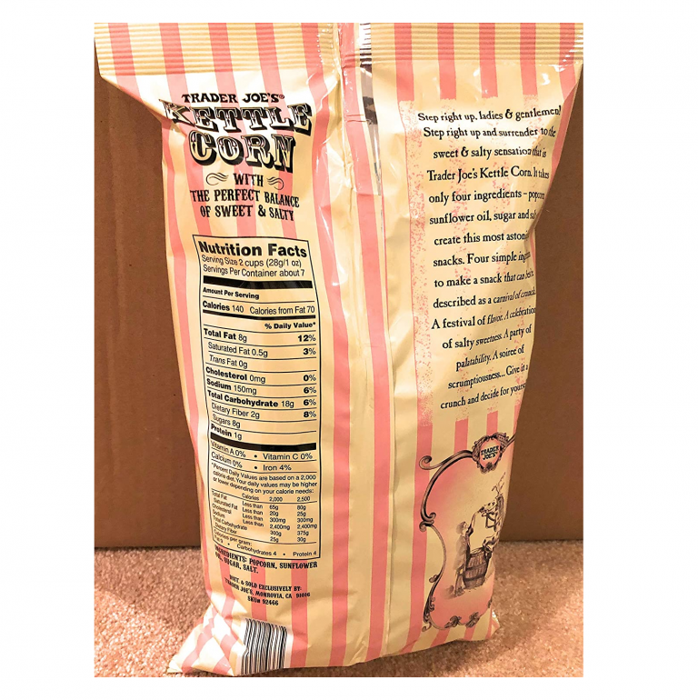 Trader Joe's Kettle Corn Sweet & Salty Popcorn 7 oz Carlo Pacific