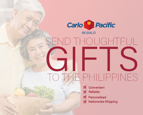 Send thoughtful gift for your loves ones back in the Philippines throught Carlo Pacific Regalo!