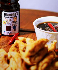 Enjoy your favorite street food merienda anytime with Ahcharap's Tusok-tusok with Manong's Sauce + Squiball + Kikiam, delivery in Metro Manila and Rizal via CarloPacific.com
