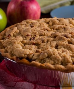 Looking for the best apple pie in Manila? Taste this choice apples in delicious caramel sauce on flaky butter crust topped with streusel walnut crust.