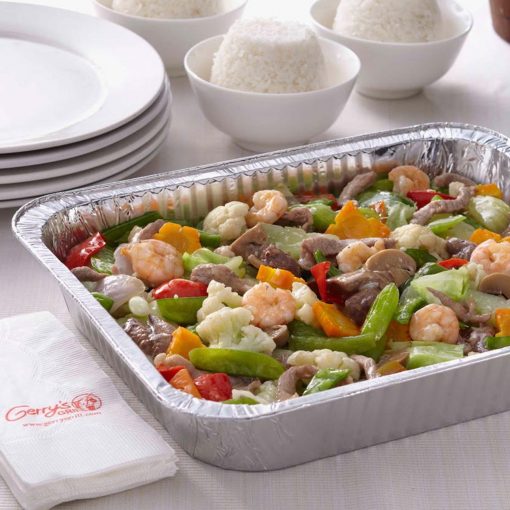 Order Gerry's Grill Chopsuey party tray for delivery in Metro Manila and pay online via CarloPacific.com. Good for 8 - 10 pax.