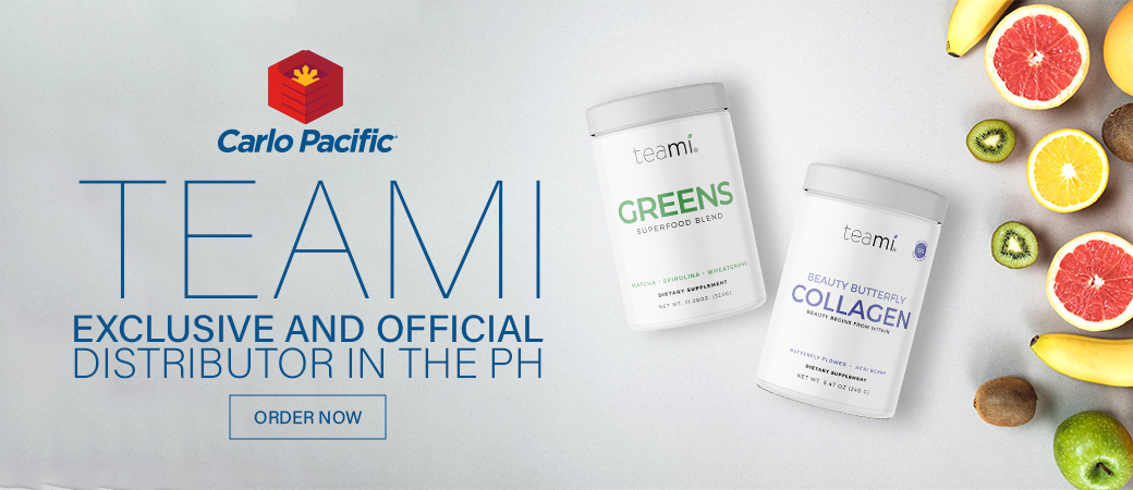 Order your Teami favorites at CarloPacific.com, the exclusive distributor of Teami in the Philippines.