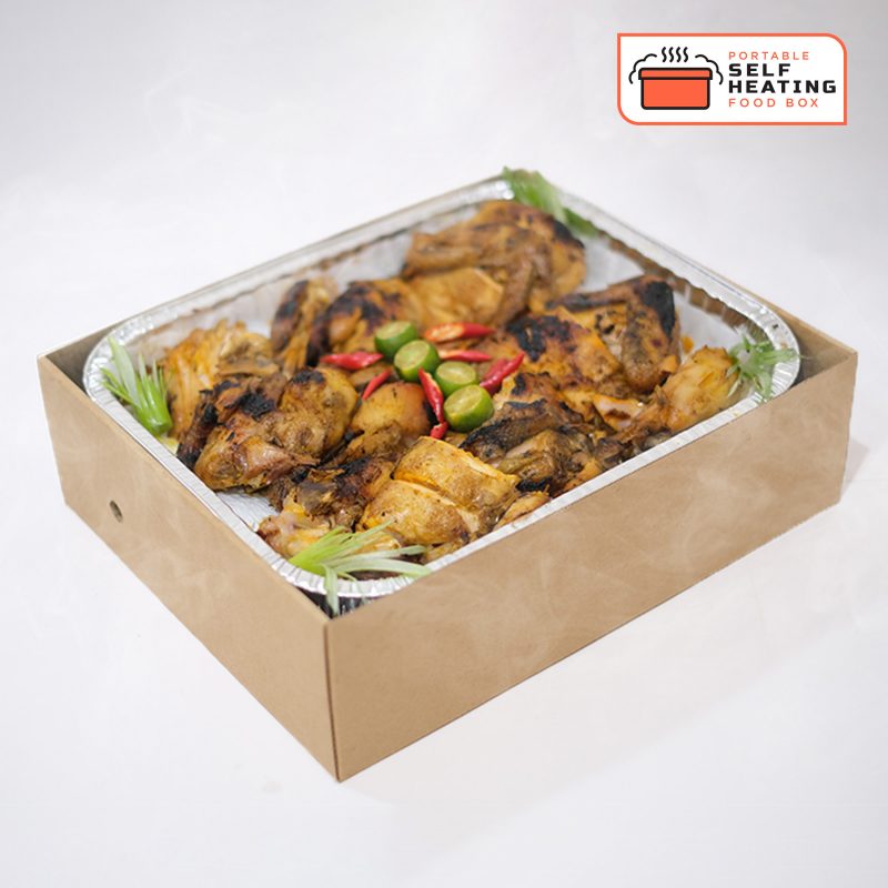 Send Chicken Inasal Hotbox in a personalized, self-heating box to keep your food hot and fresh. Delivery in Metro Manila via CarloPacific.com.