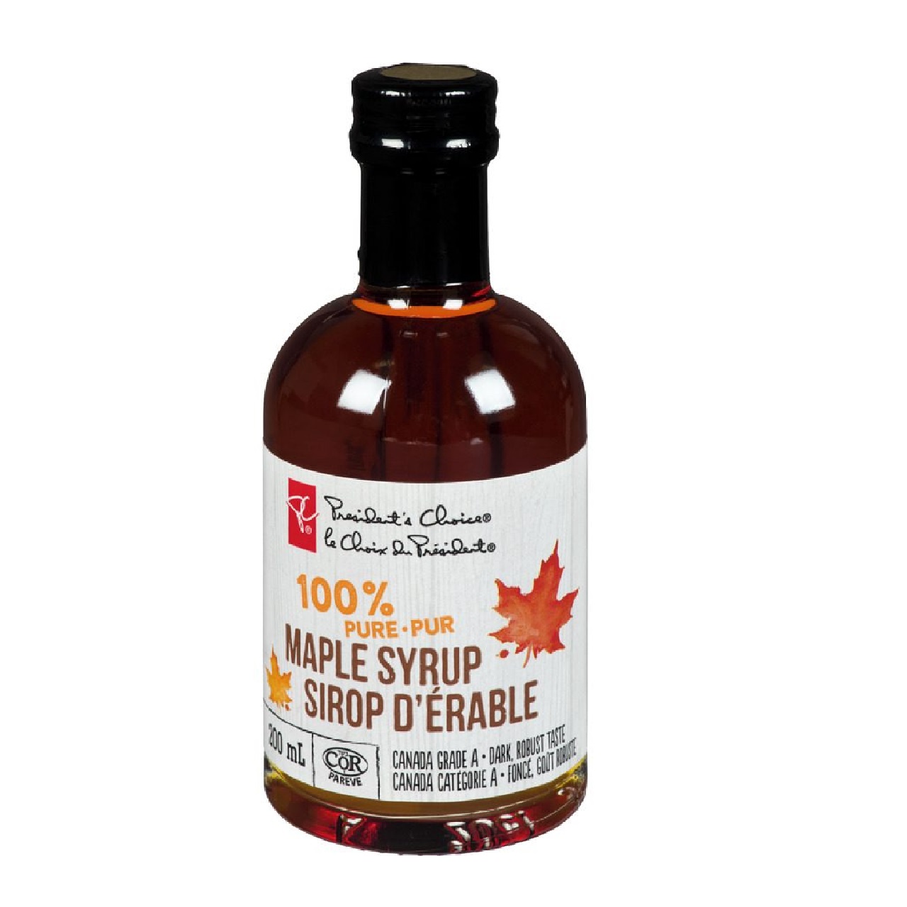 President's Choice 100 Maple Syrup 200ml Carlo Pacific